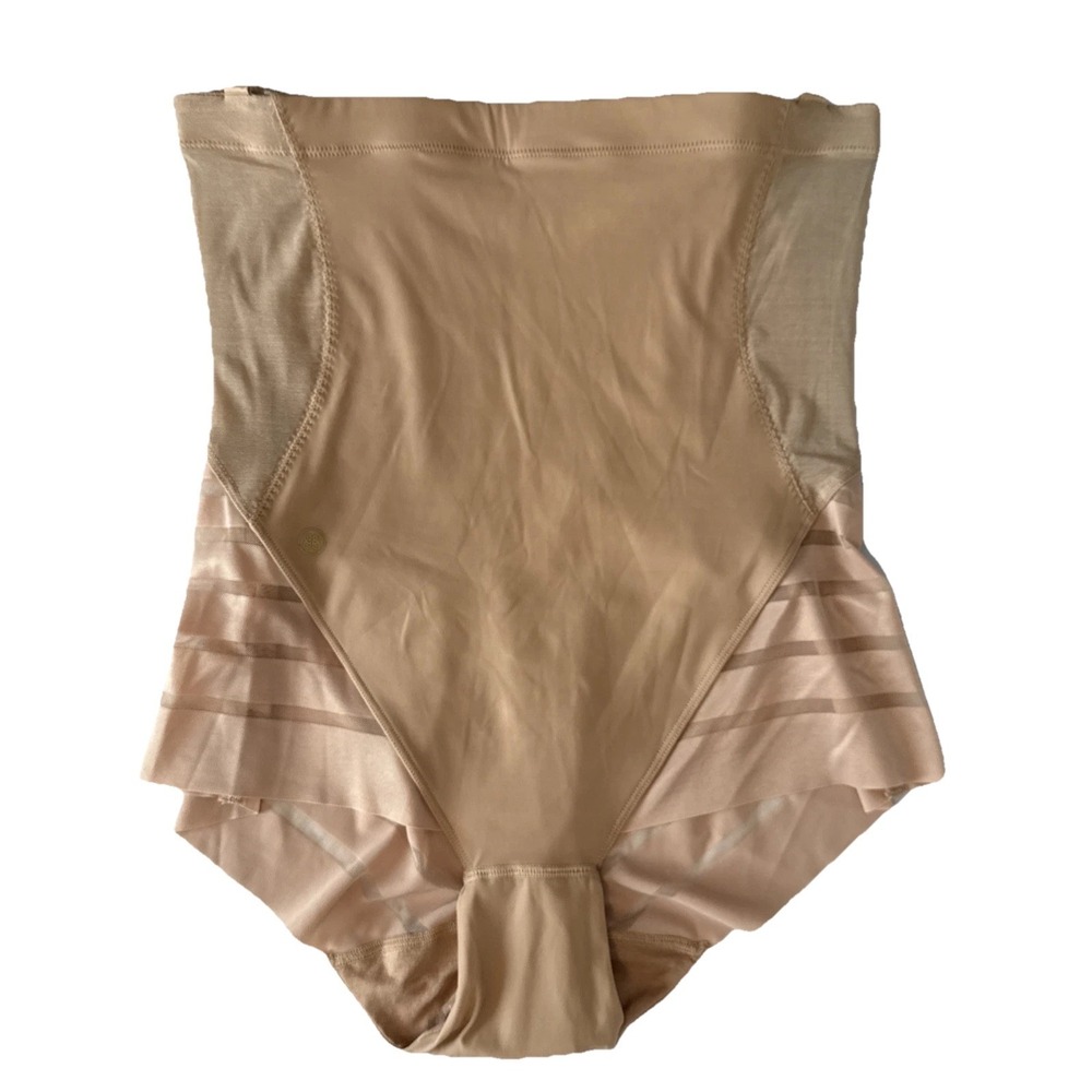 Honeylove NWOT Queen Brief High Waisted Shapewear XL Nude Slimming Tummy Control